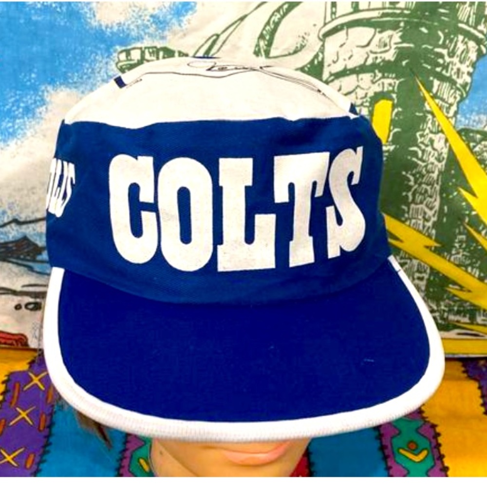 vintage Indianapolis Colts PAINTERS CAP deadstock